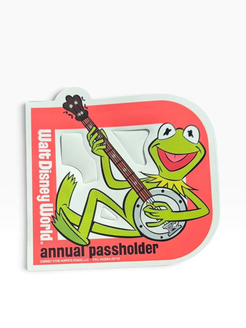 Disney Kermit the Frog Annual Passholder Magnet